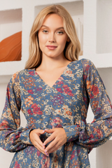 Aubrey - Long Floral Maxi Dress