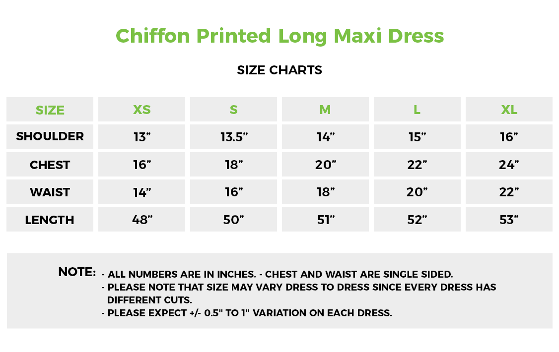 White Chiffon Printed Long Maxi Dress