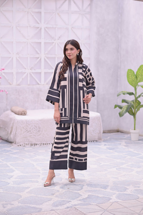 Monochrome Charm Co-ord Set