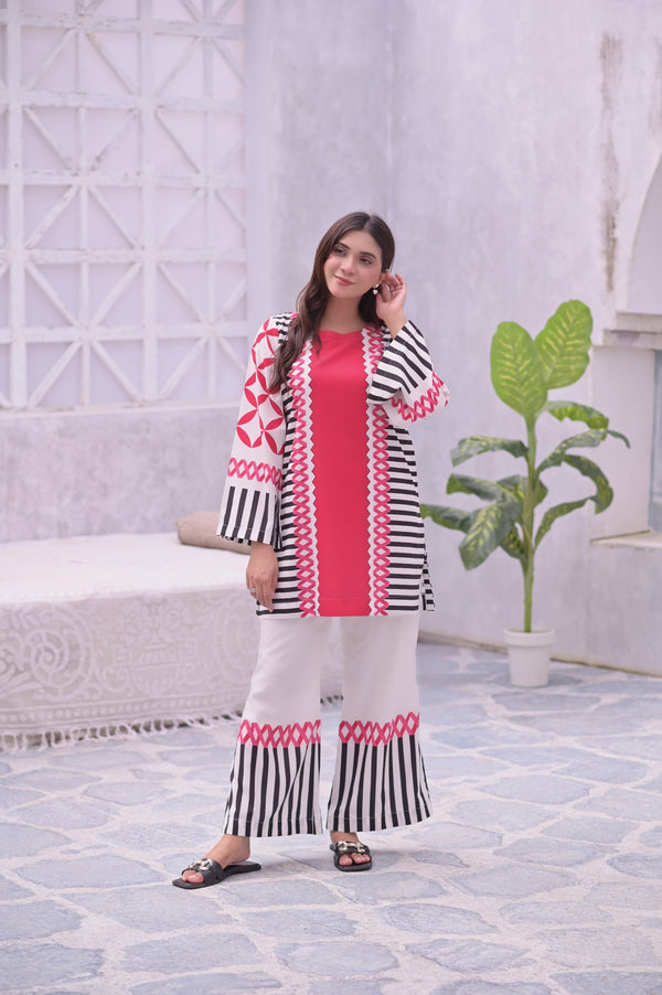 Red Aura Co-ord Set