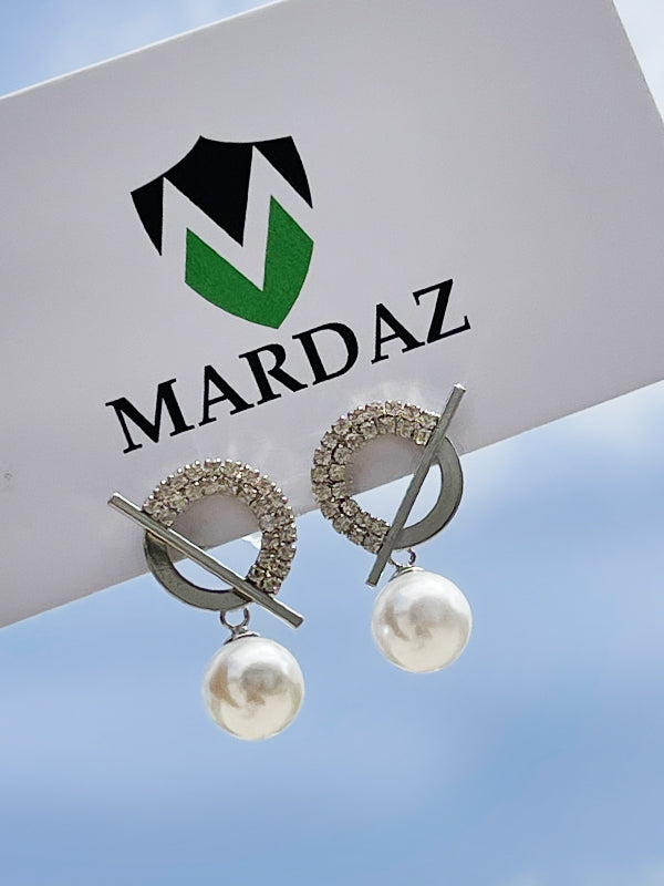 Crystal Round Earrings