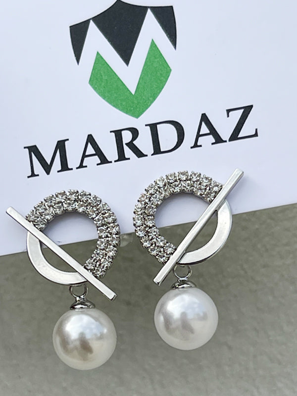 Crystal Round Earrings