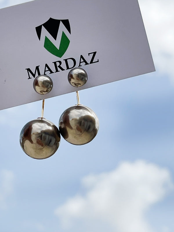 Double Ball Earrings