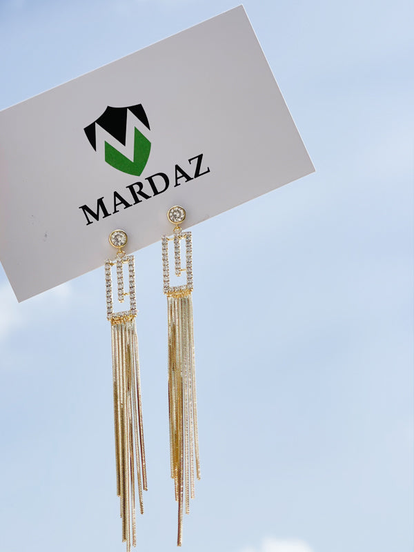 Diamond Tassel Earrings