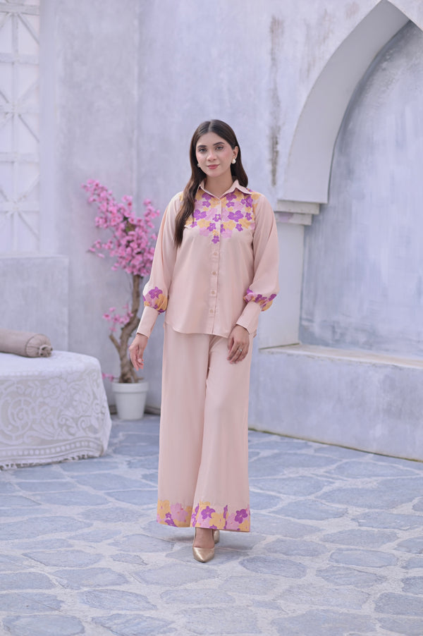 Peach Radiance Co-ord Set