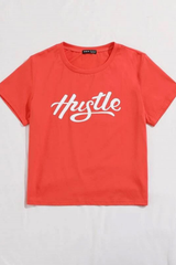Letter Graphic Short Sleeve Tee