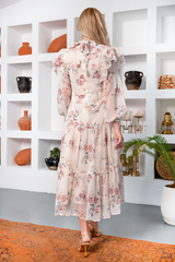 Chiffon Printed Dress For Women
