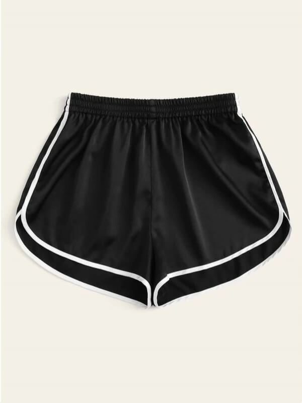 Elastic Waist Dolphin Shorts