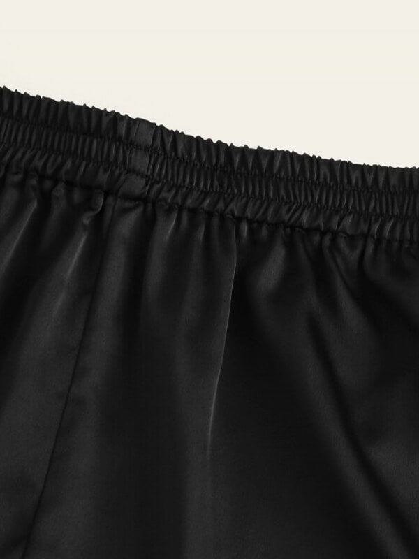 Elastic Waist Dolphin Shorts
