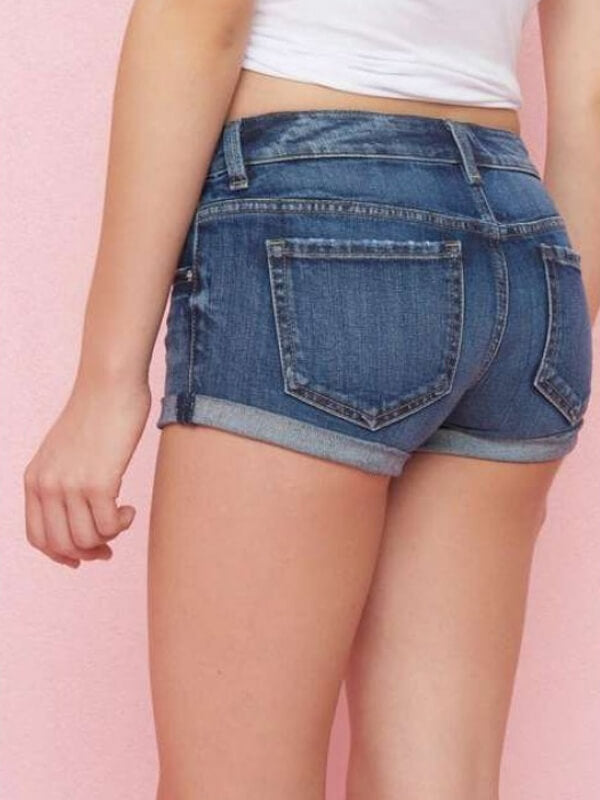 Flirty Short With Rolled Cuff