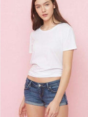 Flirty Short With Rolled Cuff