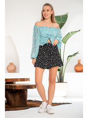 Chiffon Printed Top For Women