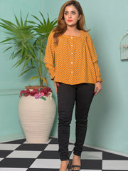 Boski Solid Square Neck Top